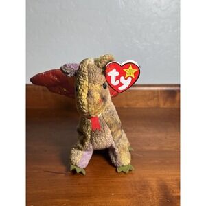 SCORCH the Dragon TY Beanie Baby 7 inch Born On July 1998 Volume Discount‎
